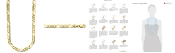Italian Gold Figaro Link 26" Chain Necklace in 14k Gold